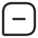 Message Minus SVG Icon
